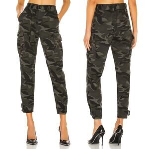 GRLFRND Aaron Pants Good Parts Camo Cargo Cropped Utility SZ 30